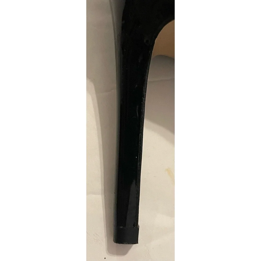 Gianni Bini Black Rhinestone Strappy Stiletto Heels 7.5 Evening Party Prom